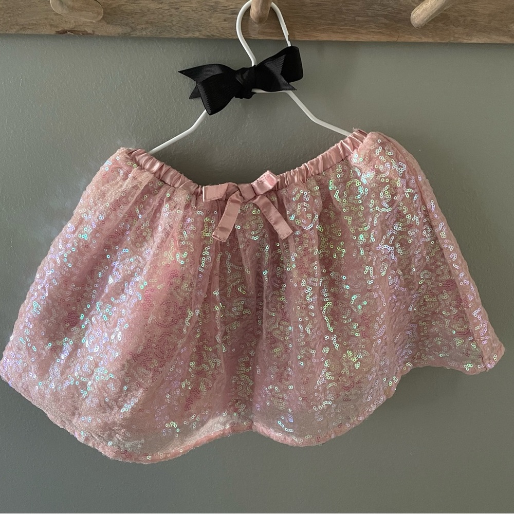 Girl’s Pink Sequin Skirt